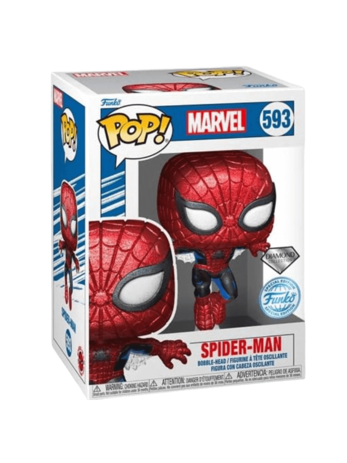 Funko Pop - Spider-Man - 593 Diamant