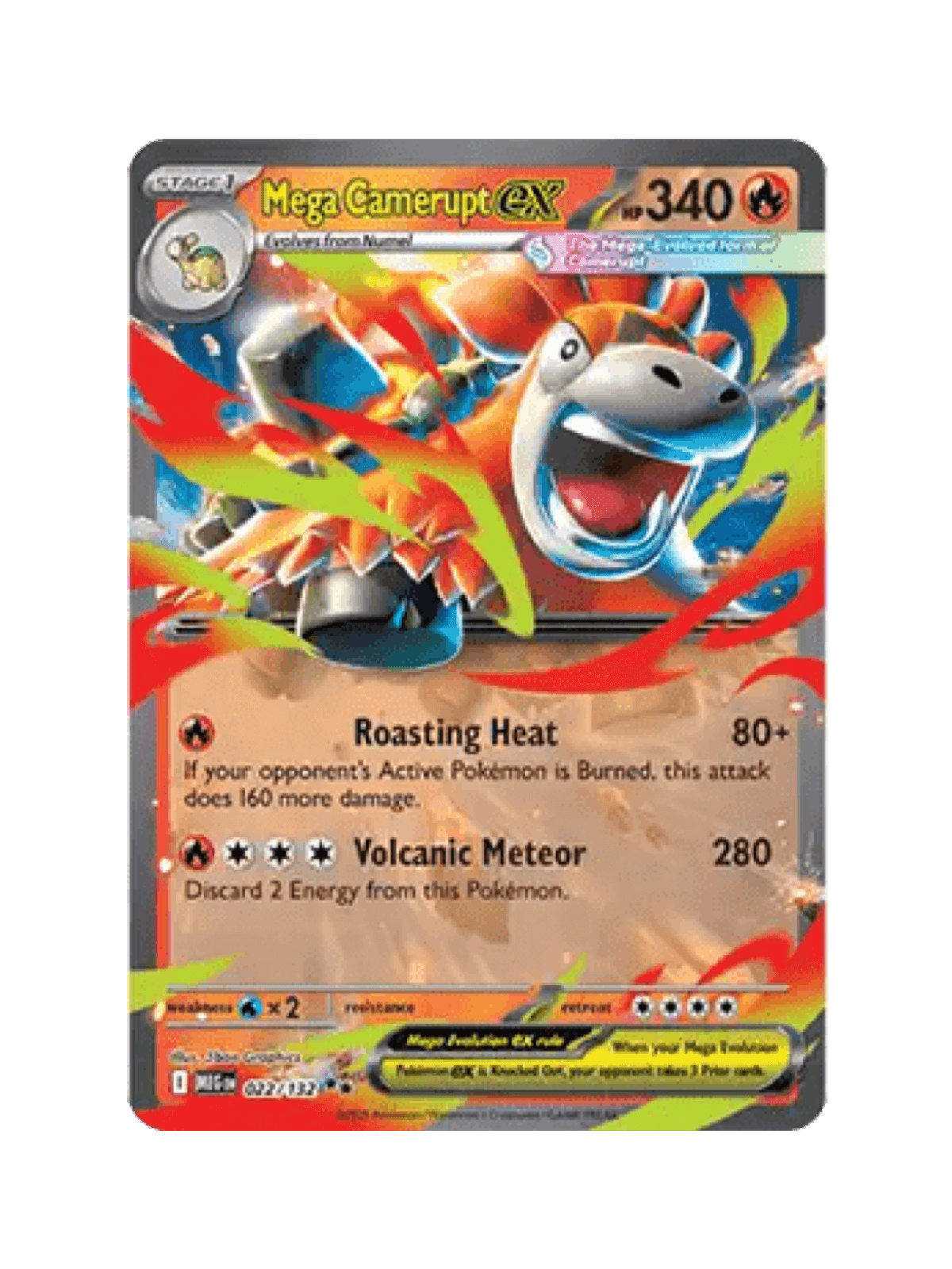 Mega Camerupt ex 022/132