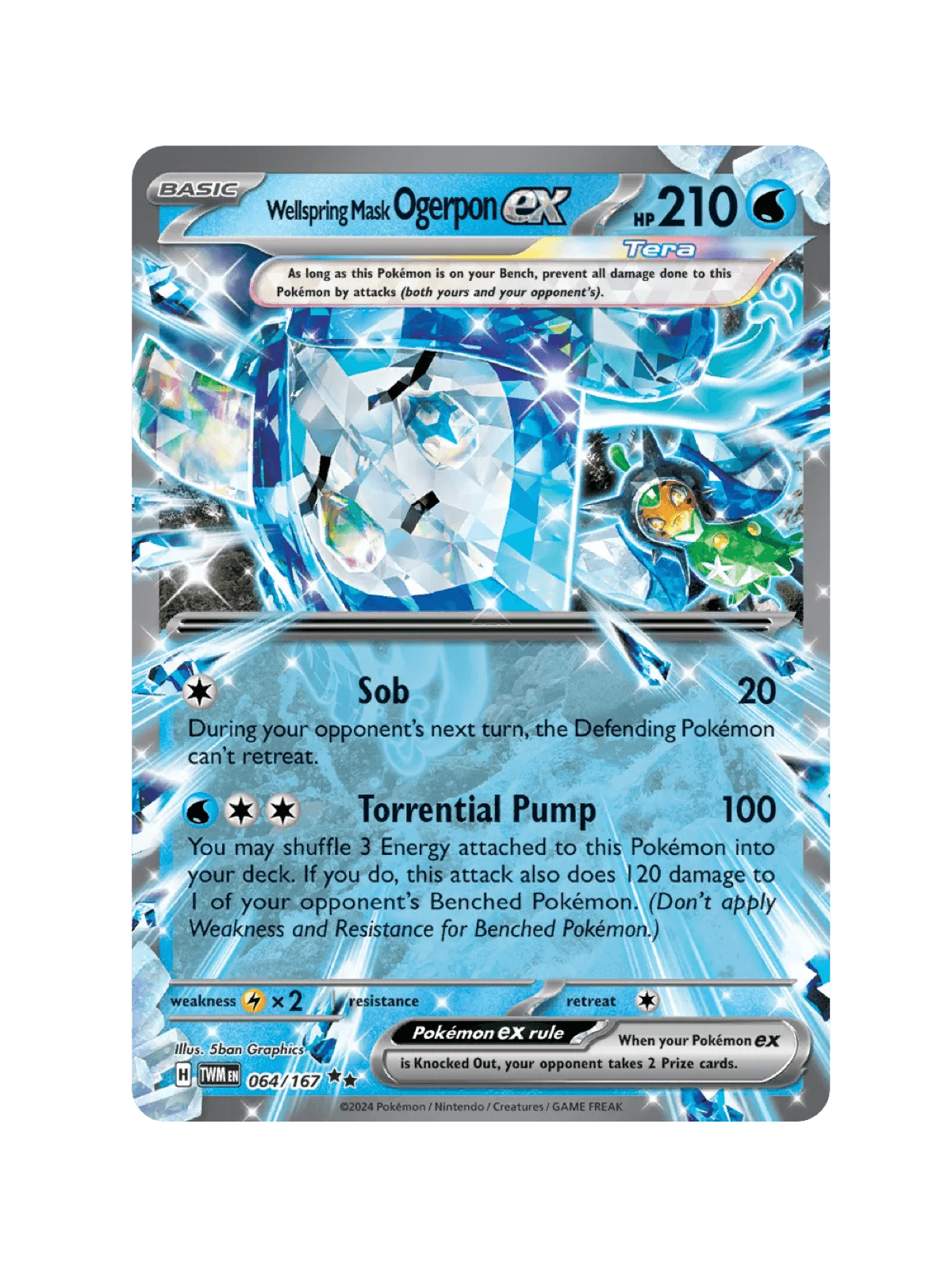 Wellspring Mask Ogerpon ex – 064:167 – EN