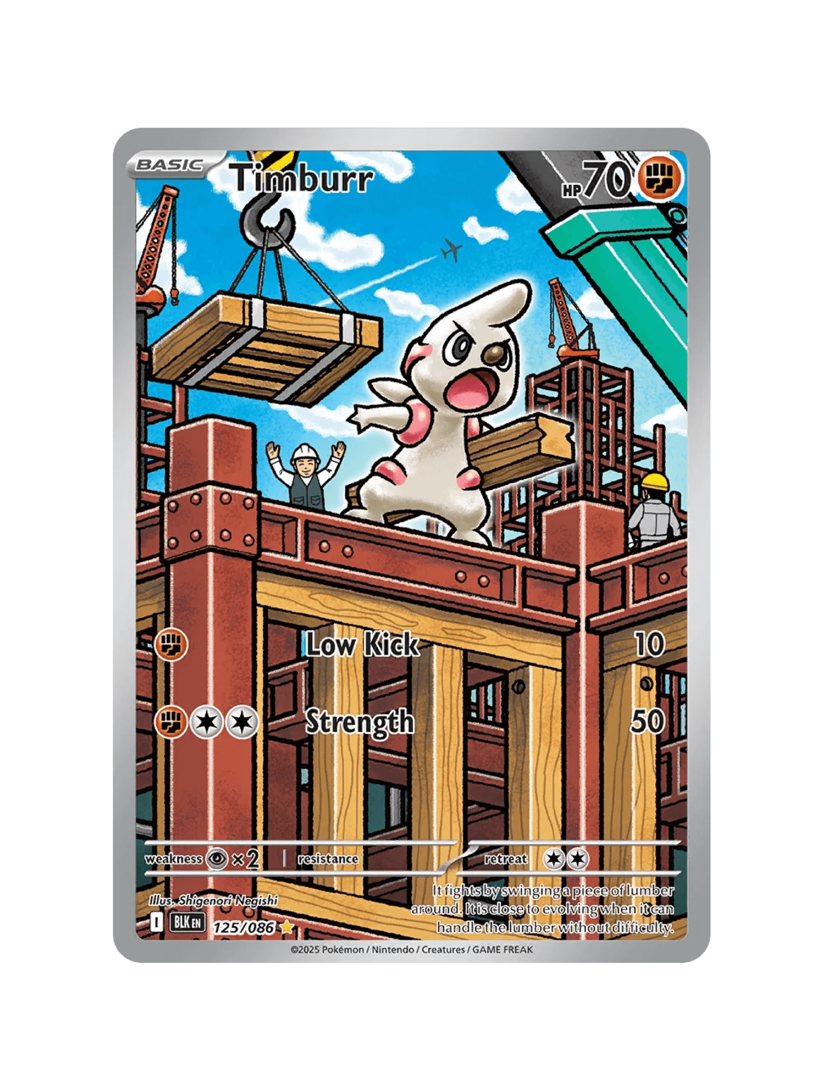 Home 22 POKÉMON – Timburr - 125/086 - EN